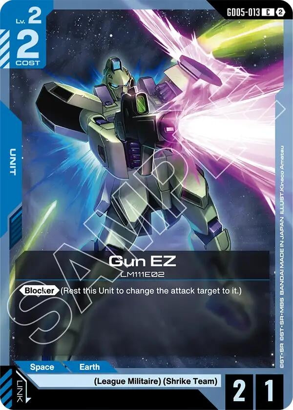 Image for Gun EZ (GD05) - Gundam Card Game