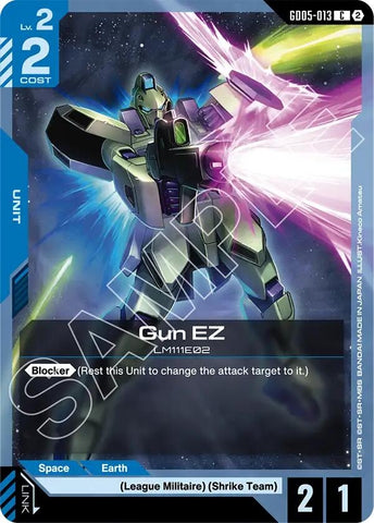 Image for Gun EZ (GD05) - Gundam Card Game