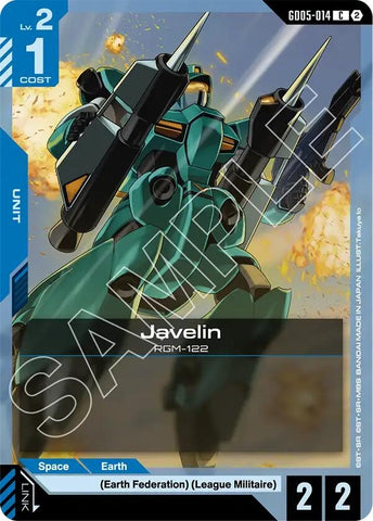 Image for Javelin (GD05) - Gundam Card Game