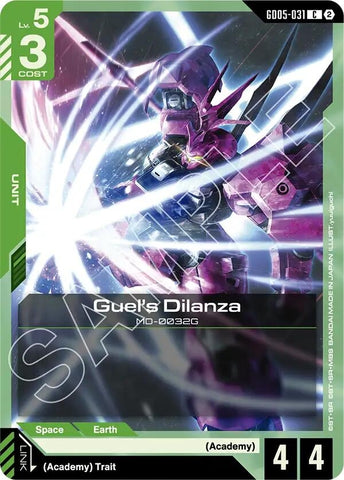 Image for Guel's Dilanza (GD05-031) (GD05) - Gundam Card Game