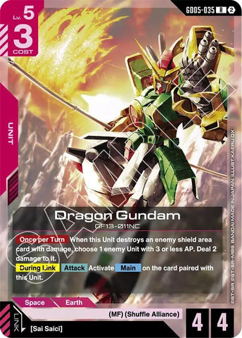 Image for Dragon Gundam (GD05-035) (GD05) - Gundam Card Game