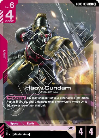 Image for Haow Gundam (GD05-036) (GD05) - Gundam Card Game