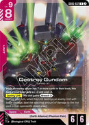 Image for Destroy Gundam (GD05-037) (GD05) - Gundam Card Game