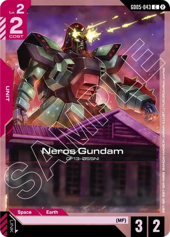 Image for Neros Gundam (GD05-043) (GD05) - Gundam Card Game