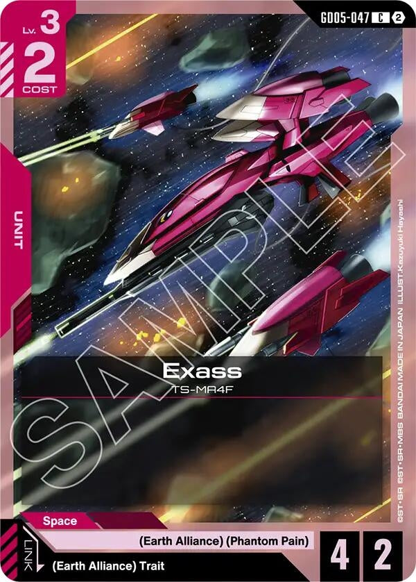 Image for Exass (GD05-047) (GD05) - Gundam Card Game