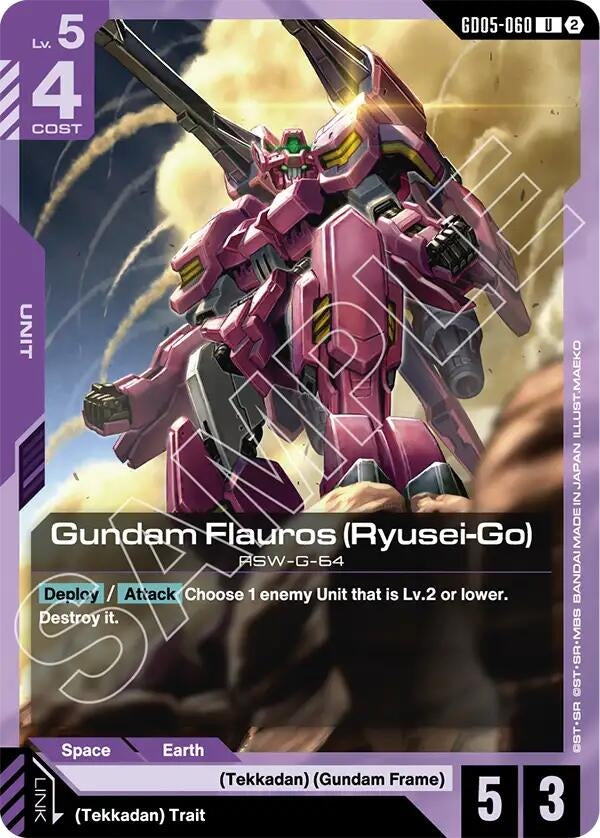 Image for Gundam Flauros (Ryusei-Go) (GD05-060) (GD05) - Gundam Card Game