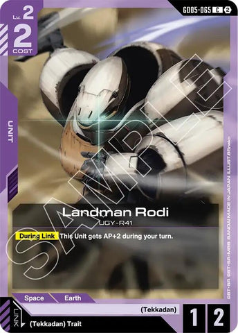 Image for Landman Rodi (GD05-065) (GD05) - Gundam Card Game
