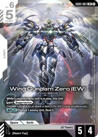 Image for Wing Gundam Zero (EW) (GD05-067) (GD05) - Gundam Card Game