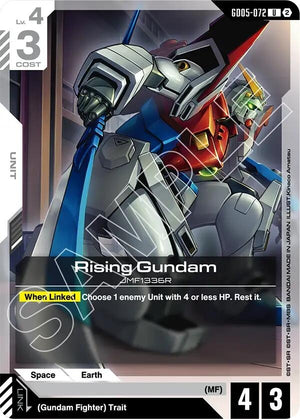 Image for Rising Gundam (GD05-072) (GD05) - Gundam Card Game