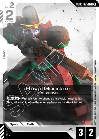 Image for Royal Gundam (GD05-075) (GD05) - Gundam Card Game