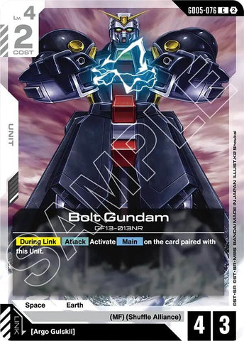 Image for Bolt Gundam (GD05-076) (GD05) - Gundam Card Game