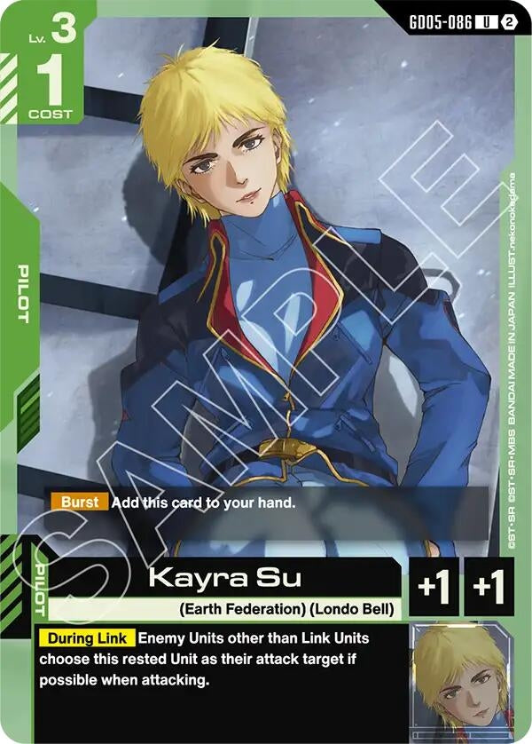 Image for Kayra Su (GD05-086) (GD05) - Gundam Card Game