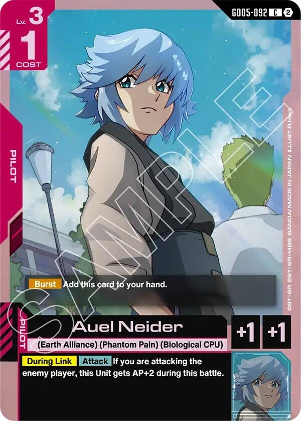 Image for Auel Neider (GD05-092) (GD05) - Gundam Card Game