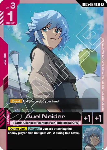 Image for Auel Neider (GD05-092) (GD05) - Gundam Card Game