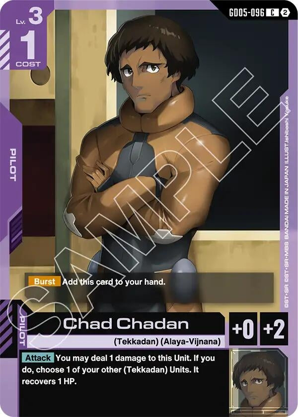 Image for Chad Chadan (GD05-096) (GD05) - Gundam Card Game