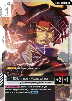 Image for Domon Kasshu (GD05-097) (GD05) - Gundam Card Game
