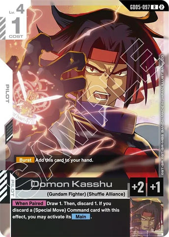 Image for Domon Kasshu (GD05-097) (GD05) - Gundam Card Game