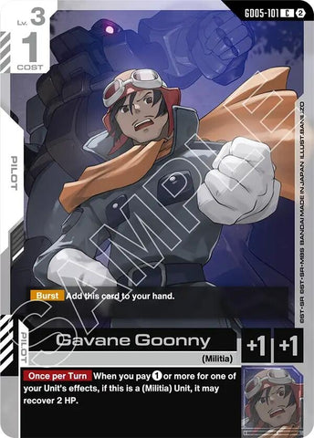 Image for Gavane Goonny (GD05-101) (GD05) - Gundam Card Game