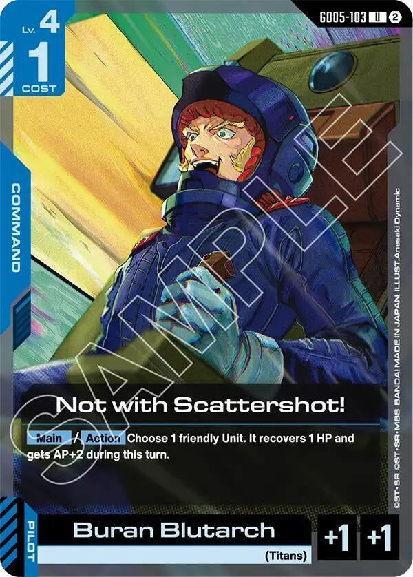 Image for Not with Scattershot! (GD05-103) (GD05) - Gundam Card Game