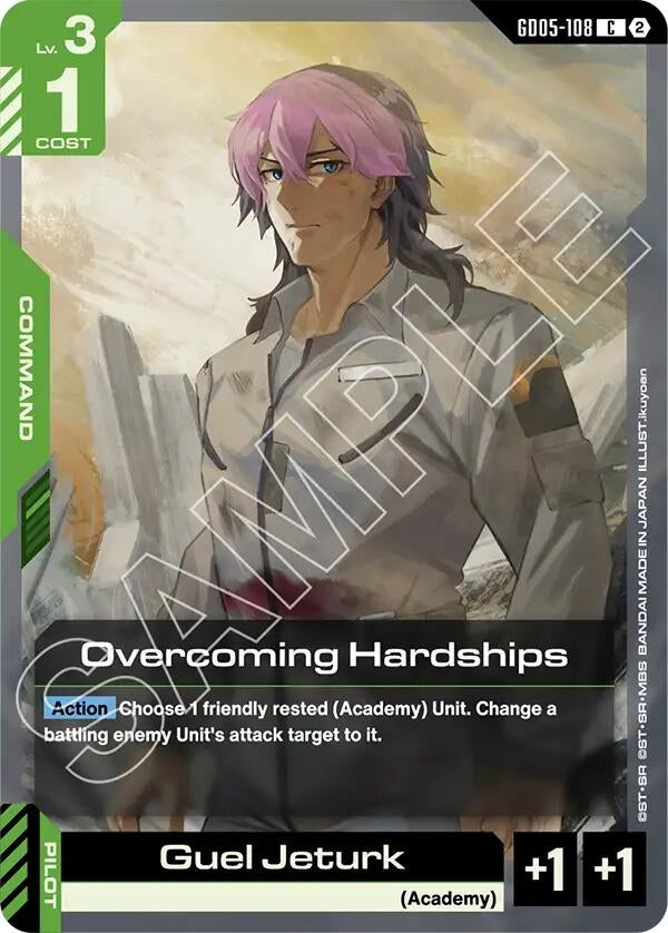 Image for Overcoming Hardships (GD05-108) (GD05) - Gundam Card Game