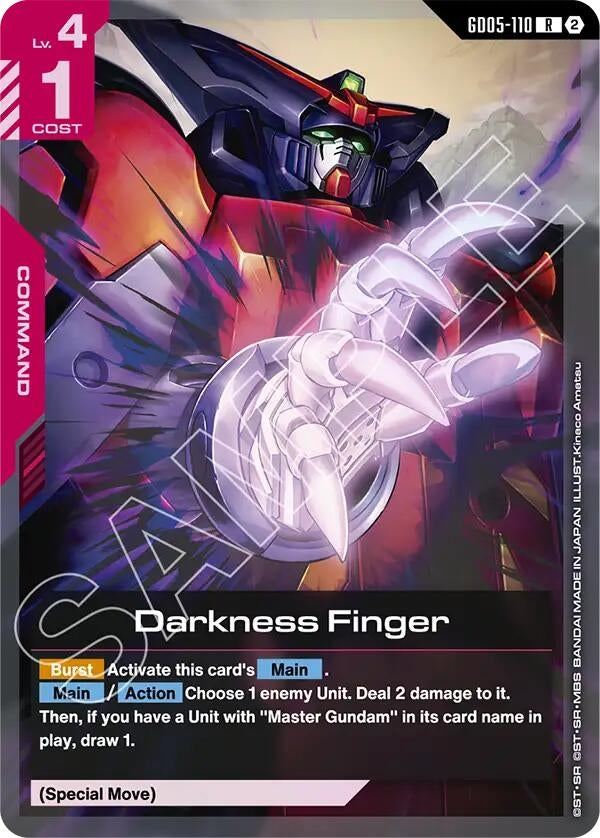 Image for Darkness Finger (GD05-110) (GD05) - Gundam Card Game