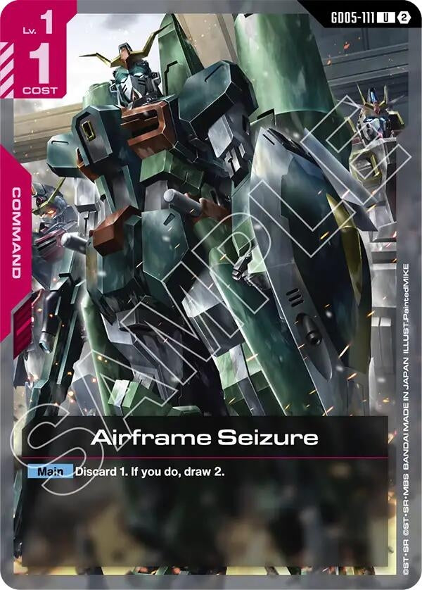 Image for Airframe Seizure (GD05-111) (GD05) - Gundam Card Game