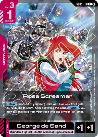Image for Rose Screamer (GD05-113) (GD05) - Gundam Card Game