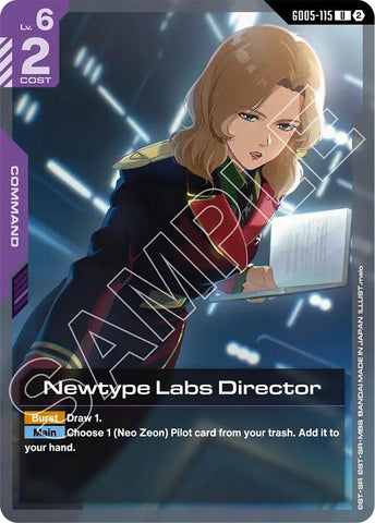 Image for Newtype Labs Director (GD05-115) (GD05) - Gundam Card Game