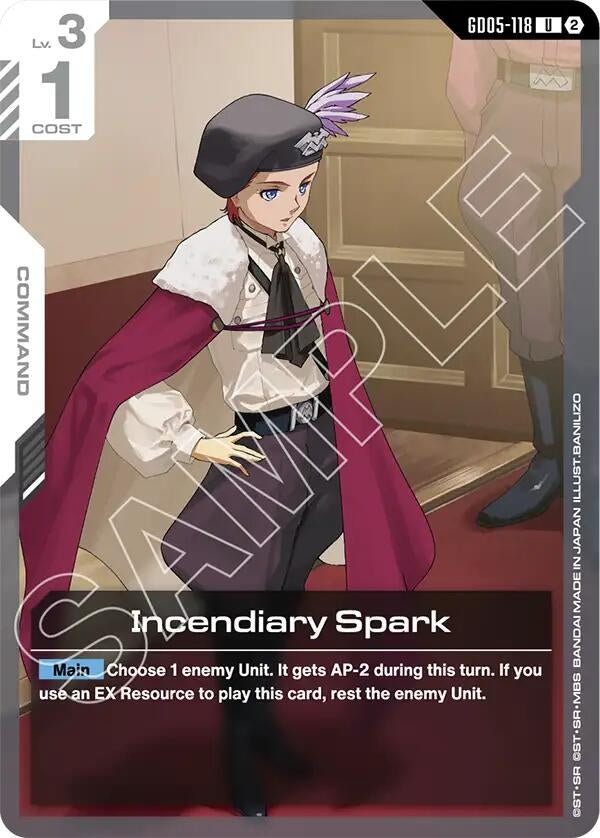 Image for Incendiary Spark (GD05-118) (GD05) - Gundam Card Game