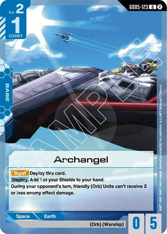 Image for Archangel (GD05-123) (GD05) - Gundam Card Game