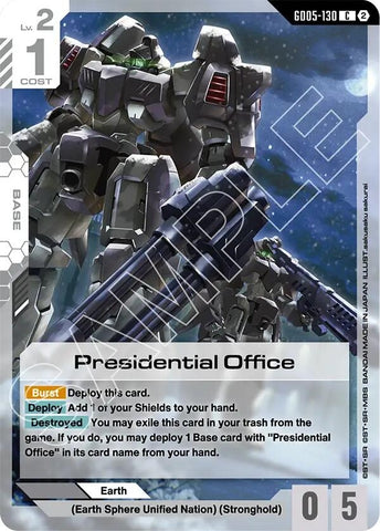 Image for Presidential Office (GD05-130) (GD05) - Gundam Card Game