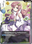 Image for Overflowing Affection (GD01-118) (SC01) - Gundam Card Game
