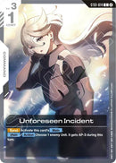 Image for Unforeseen Incident (ST01-014) (SC01) - Gundam Card Game