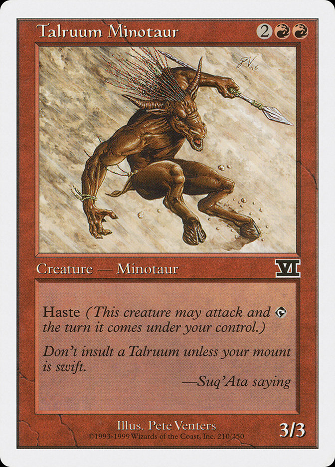 Minotaure de Talruum [Sixième édition]