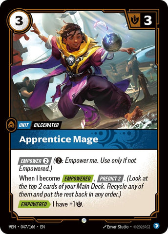 Image for Apprentice Mage (047/166) (VEN) - Riftbound: League of Legends Trading Card Game
