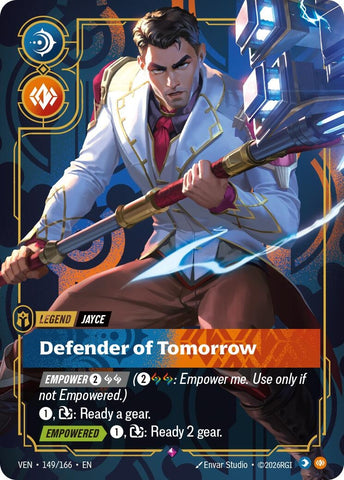 Image for Jayce - Defender of Tomorrow (149/166) (VEN) - Riftbound: League of Legends Trading Card Game