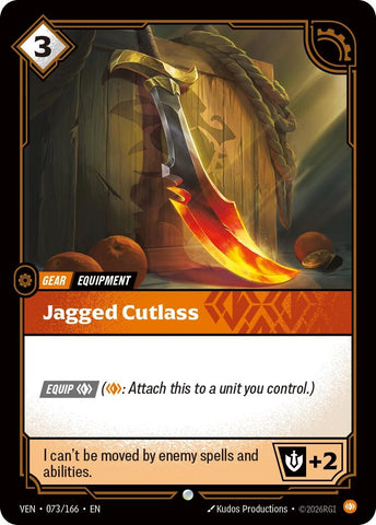 Image for Jagged Cutlass (073/166) (VEN) - Riftbound: League of Legends Trading Card Game