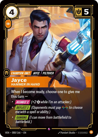 Image for Jayce, Hammer in Hand (088/166) (VEN) - Riftbound: League of Legends Trading Card Game