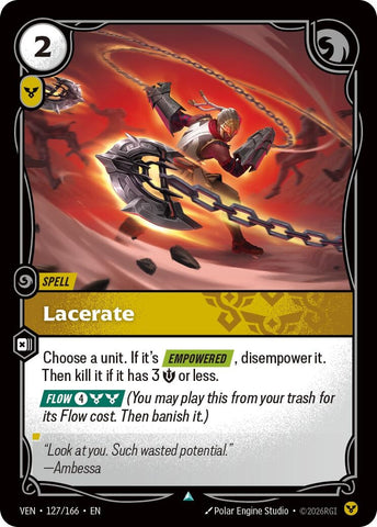 Image for Lacerate (127/166) (VEN) - Riftbound: League of Legends Trading Card Game
