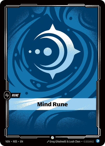 Image for Mind Rune (R03) (VEN) - Riftbound: League of Legends Trading Card Game