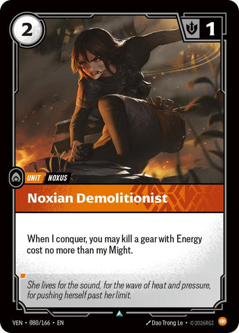Image for Noxian Demolitionist (080/166) (VEN) - Riftbound: League of Legends Trading Card Game