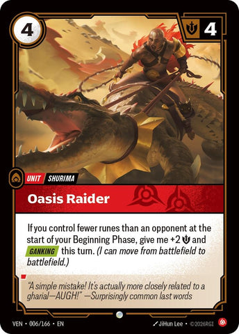 Image for Oasis Raider (006/166) (VEN) - Riftbound: League of Legends Trading Card Game