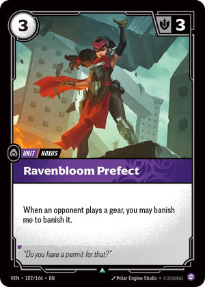 Image for Ravenbloom Prefect (102/166) (VEN) - Riftbound: League of Legends Trading Card Game