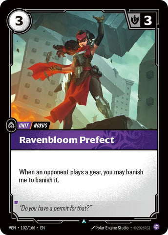 Image for Ravenbloom Prefect (102/166) (VEN) - Riftbound: League of Legends Trading Card Game