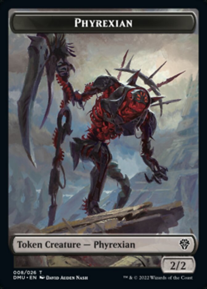 Phyrexian // Jeton Insecte recto-verso [Jetons Dominaria Uni]