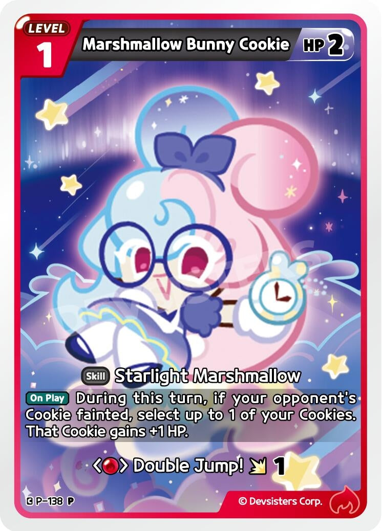 Image for Marshmallow Bunny Cookie (P-138) (P) - CookieRun: Braverse TCG