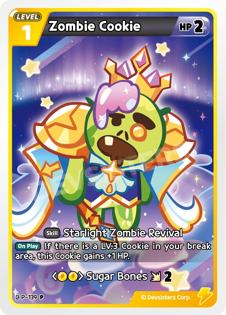 Image for Zombie Cookie (P-139) (P) - CookieRun: Braverse TCG
