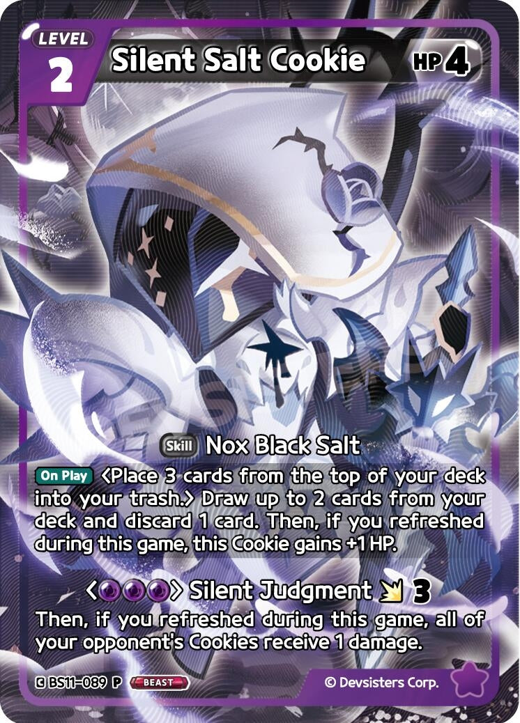 Image for Silent Salt Cookie (BS11-089) (P) - CookieRun: Braverse TCG