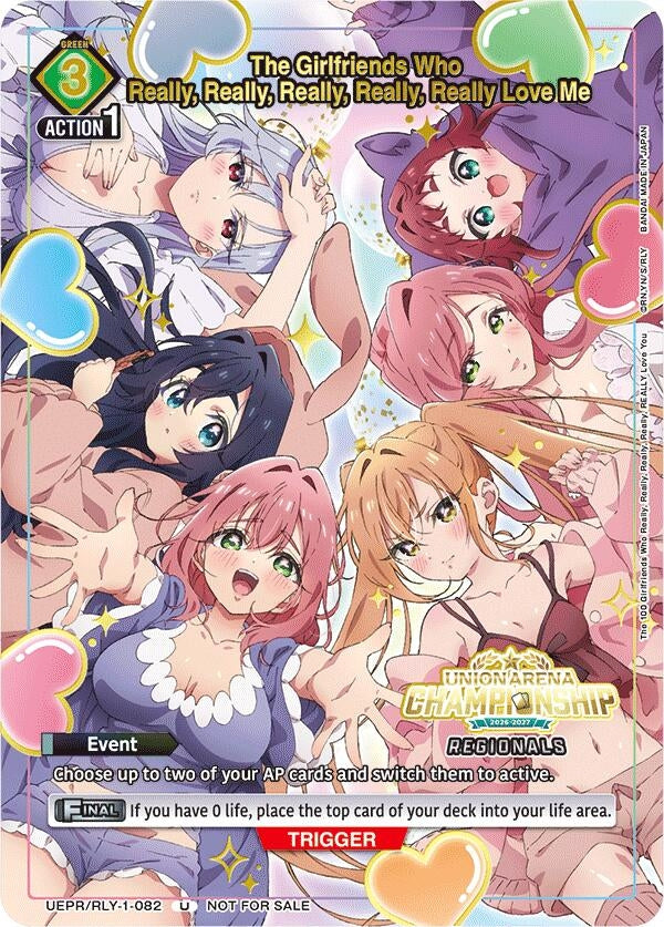 Image for The Girlfriends Who Really, Really, Really, Really, Really Love Me (Regionals 26-27) (UE21BT/RLY-1-082) (UEPR) - Union Arena