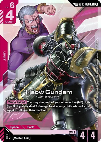 Image for Haow Gundam (R+) (Link Rare) (GD05-036) (GD05) - Gundam Card Game